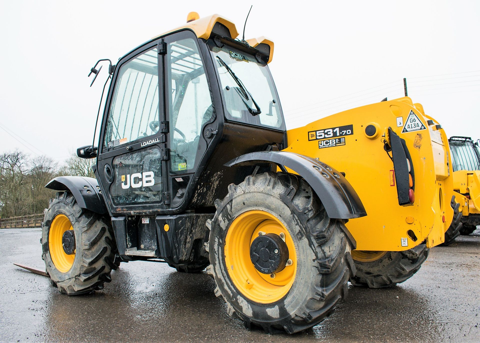 JCB 531-70 7 metre telescopic handler Year: 2013 S/N: 2180002 Recorded Hours: 1709 c/w turbo charged - Image 3 of 13