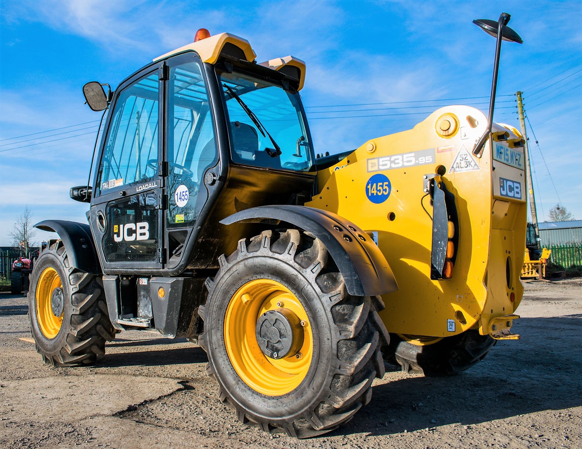 JCB 535-95 9.5 metre telescopic handler Year: 2015 S/N: 2346774 Recorded Hours: 1373 c/w turbo - Image 3 of 14