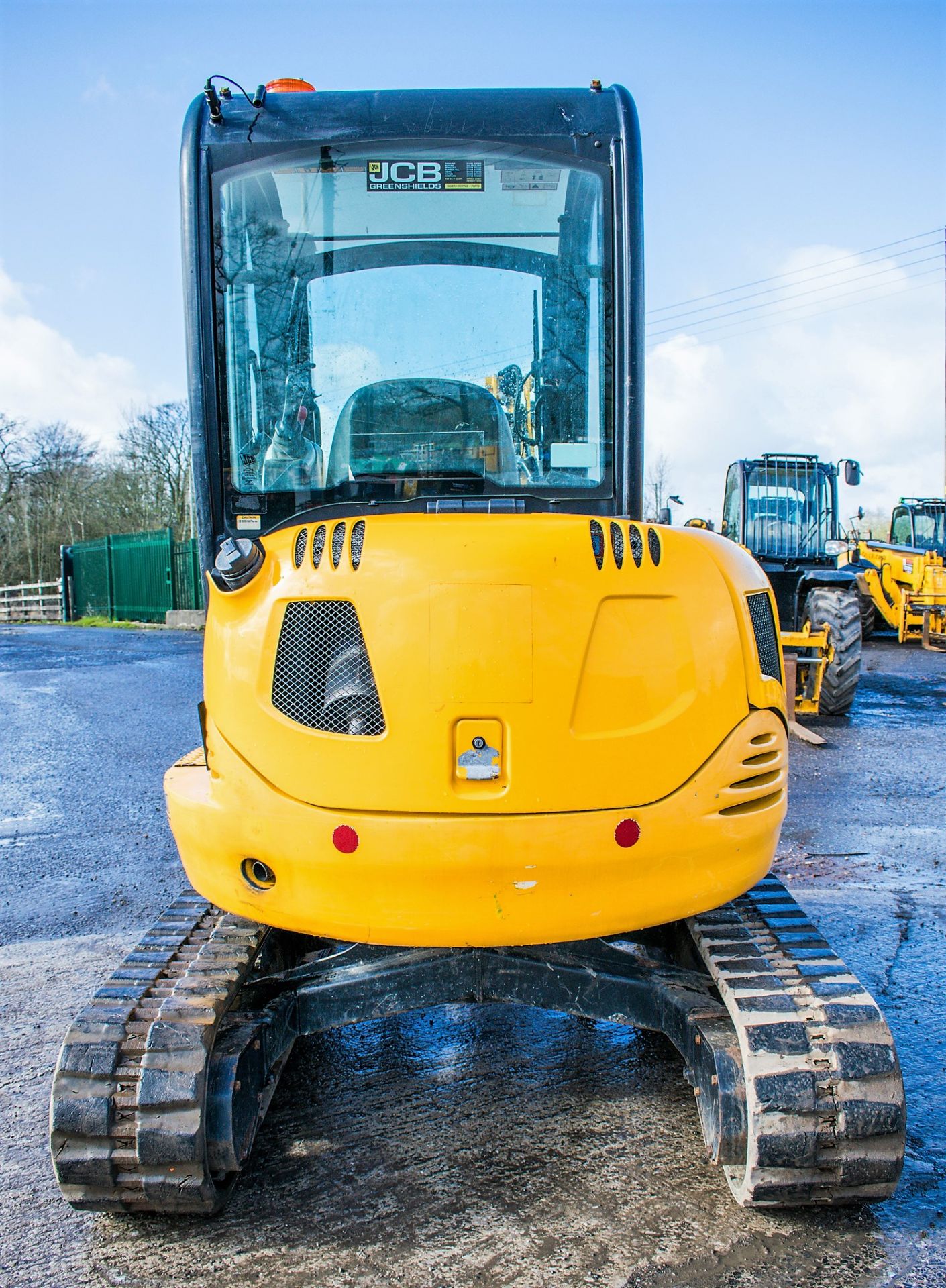 JCB 8030 3 tonne rubber tracked mini excavator Year: 2013 S/N: 2021786 Recorded Hours: 1439 piped, - Image 6 of 12