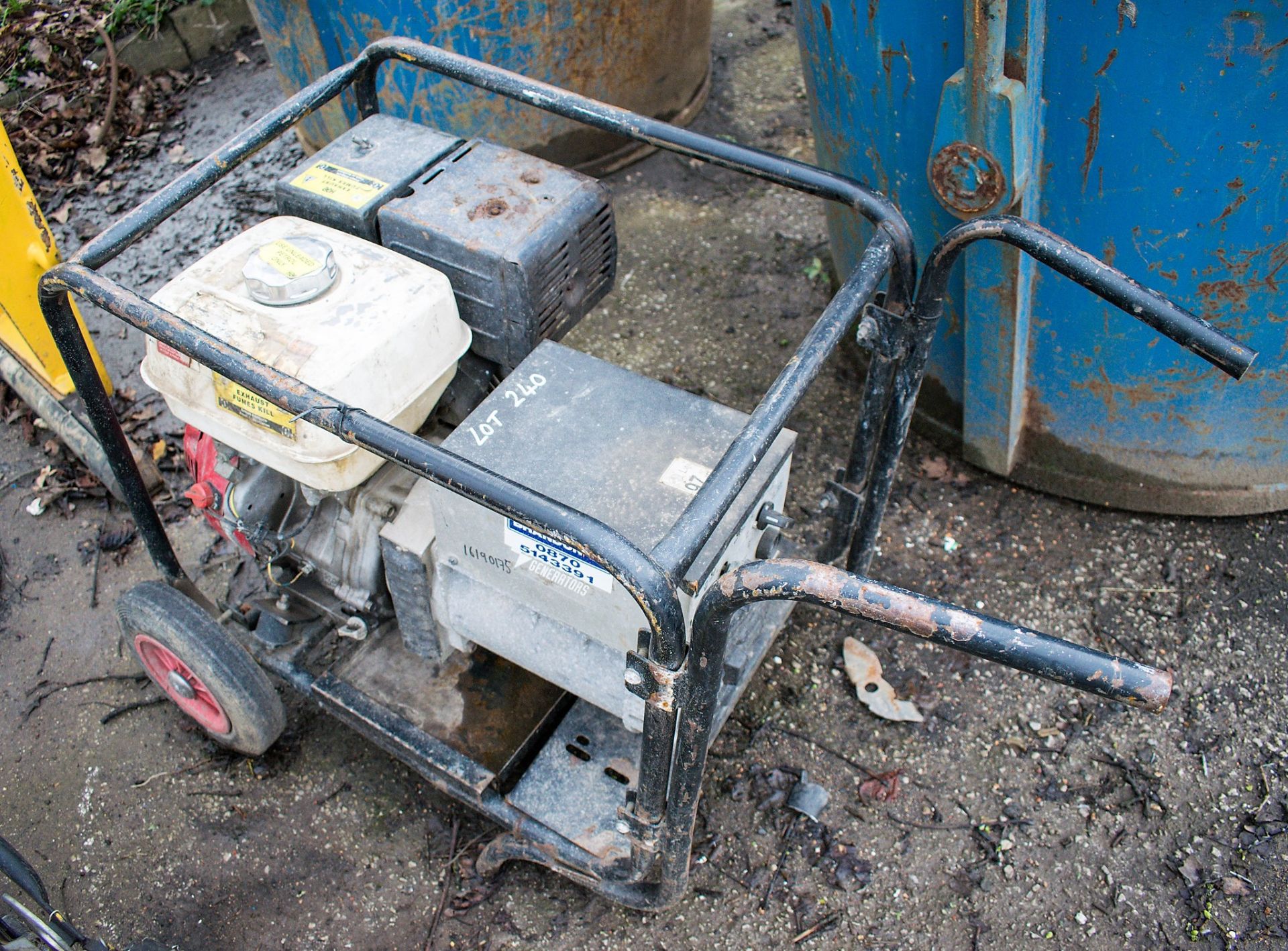 Stephill 200 amp petrol driven welder/generator