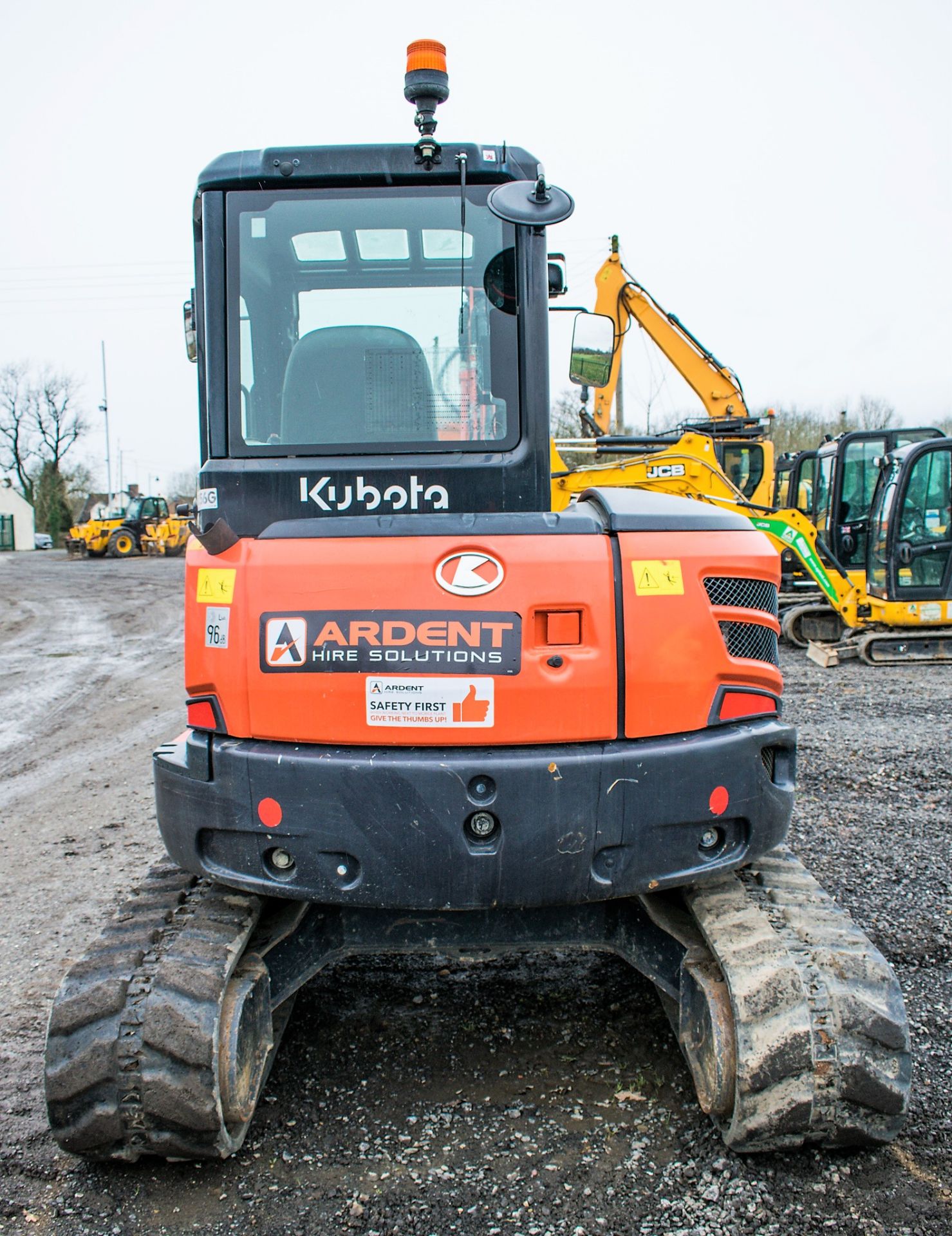 Kubota U48-4 4.8 tonne rubber tracked midi excavator Year: 2015 S/N: 53101 Recorded Hours: 1876 - Image 6 of 12