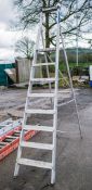 8 tread aluminium step ladder WOXAB241