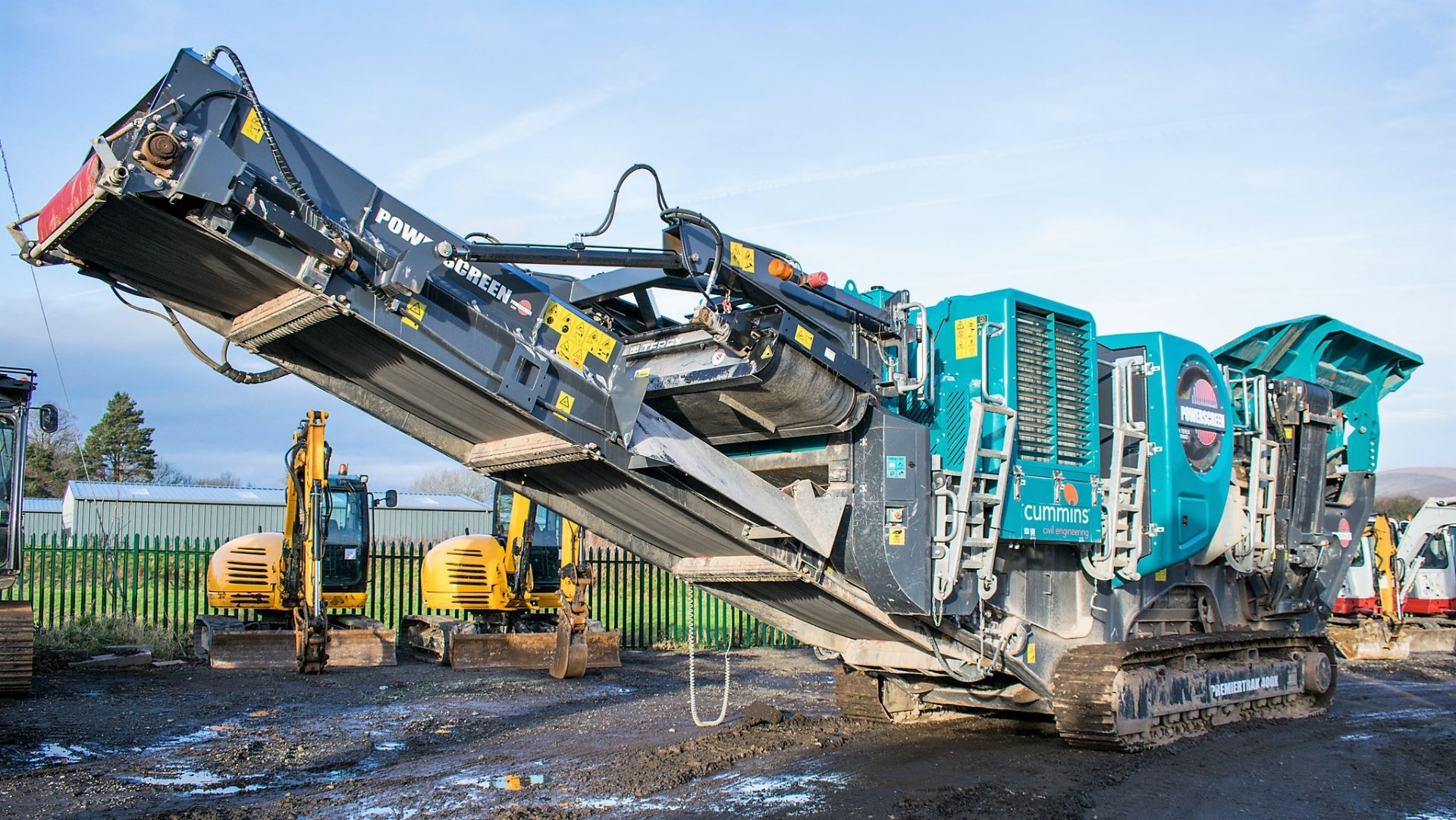 Powerscreen Premiertrak 400X post screen jaw crusher Year: 2017 S/N: 64742 Recorded Hours: 470