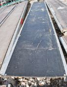 Aluminium staging board approximately 14 ft long 33130342