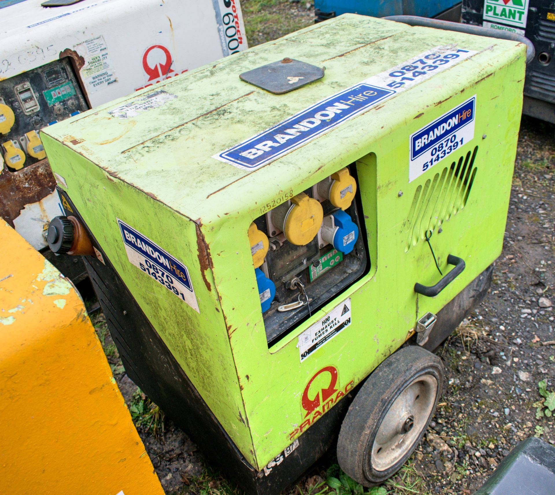 Pramac 6 kva diesel driven generator 12520158