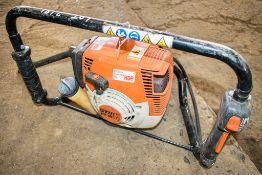 Stihl BT120 petrol driven post hole borer