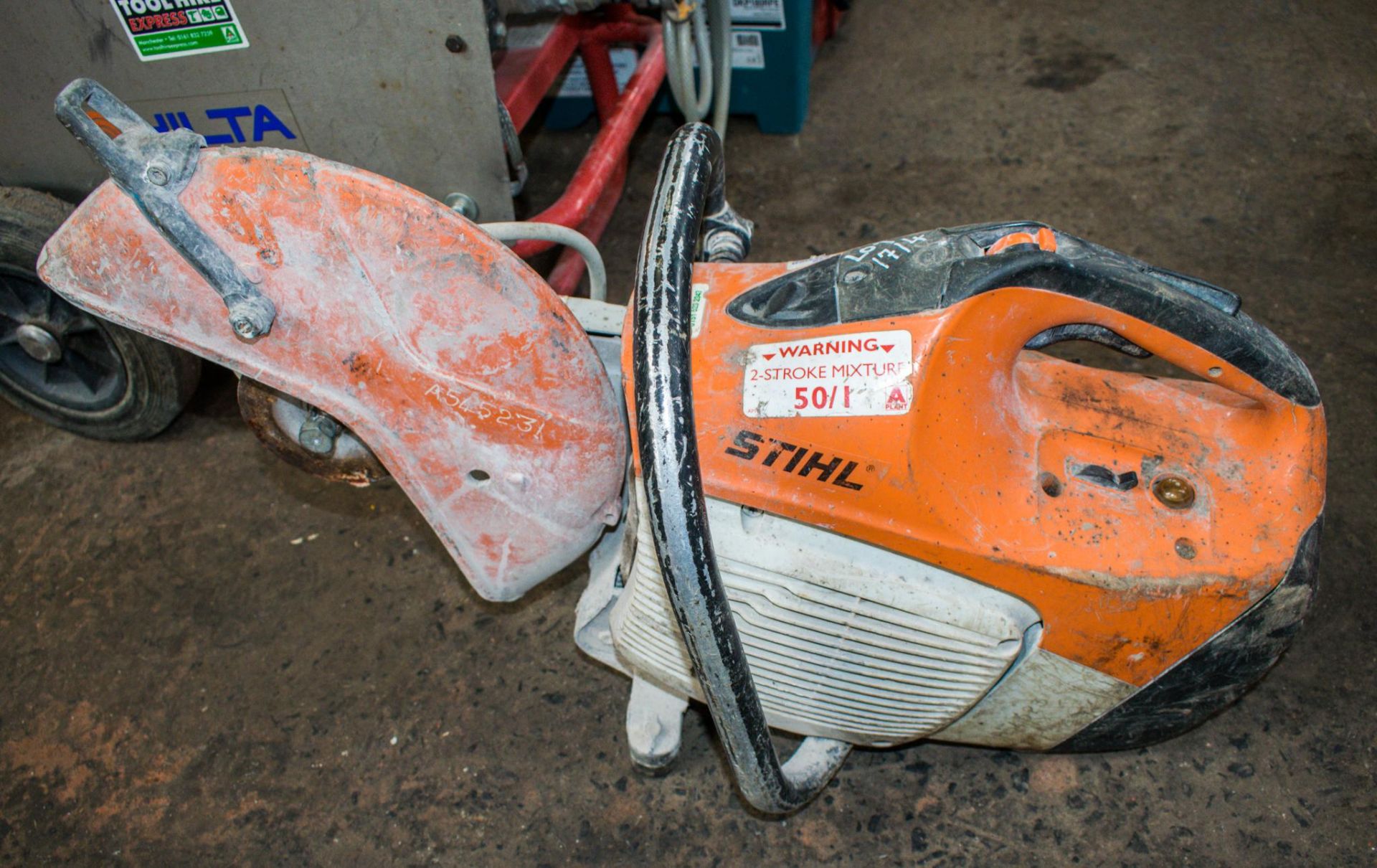 Stihl TS410 petrol driven cut off saw A545231