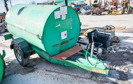 Trailer Engineering 950 litre fast tow bunded fuel bowser c/w 12v fuel pump, delivery hose &