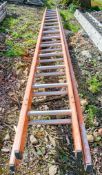 2 stage glass fibre framed extending ladder 33430028