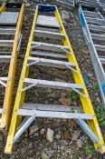 6 tread glass fibre framed step ladder 33250061