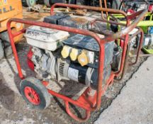 Harrington 5 kva petrol driven generator A539484