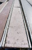 Aluminium staging board approximately 14 ft long 33040284