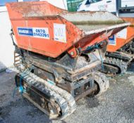 Cormidi C10.65 HT diesel driven hi-tip walk behind rubber tracked dumper Year: 2005 S/N: 104065 **