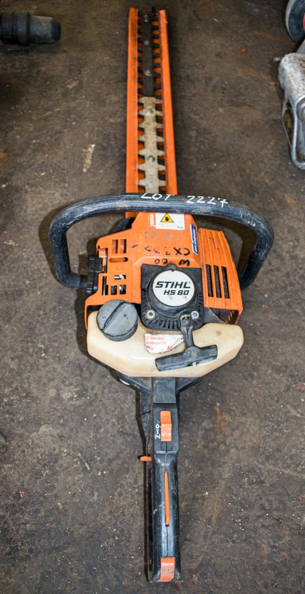 Stihl HS80 petrol driven hedge trimmer