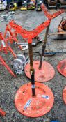 Pair of Ridgid pipe roller stands