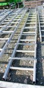 Aluminium roofing ladder 0382