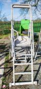 Zarges aluminium podium step ladder 0153