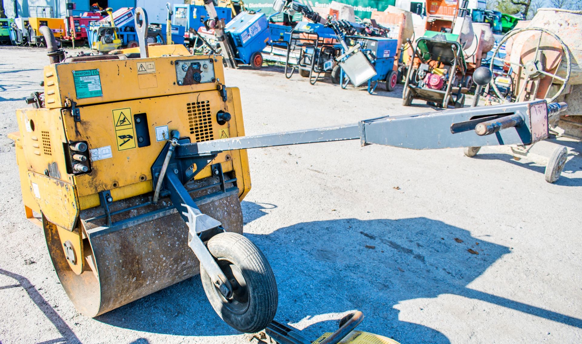 Benford Terex MBR71 diesel driven walk behind roller breaker Year: 2011 S/N: 0141 A557906 - Image 2 of 3