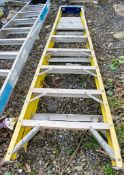 6 tread glass fibre framed step ladder 33250103