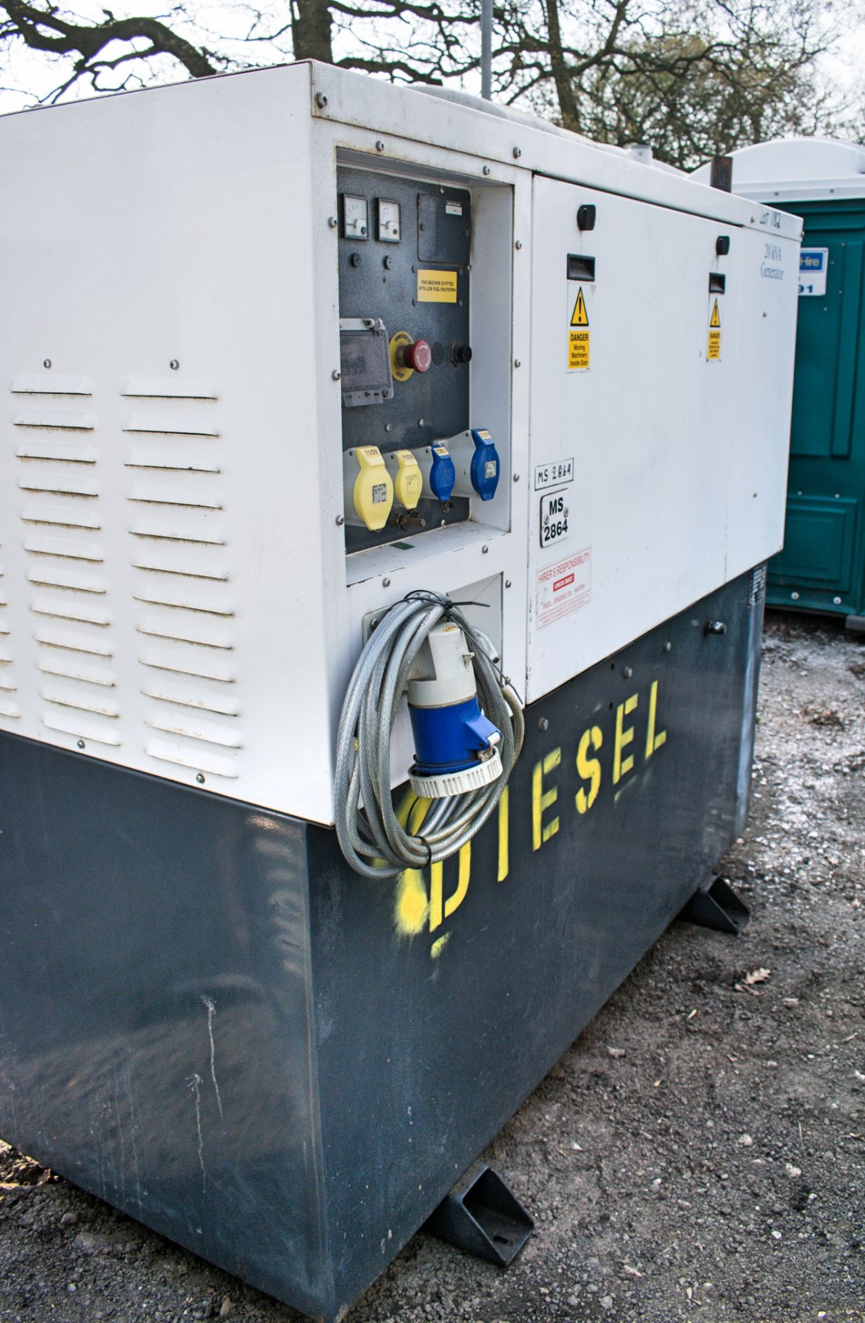Harrington 20 kva diesel driven generator Year: 2008 S/N: 53388/2