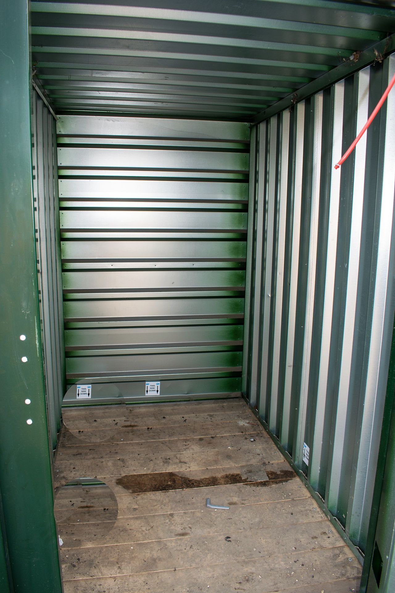 6 ft x 4 ft steel collapsible storage unit - Image 4 of 4