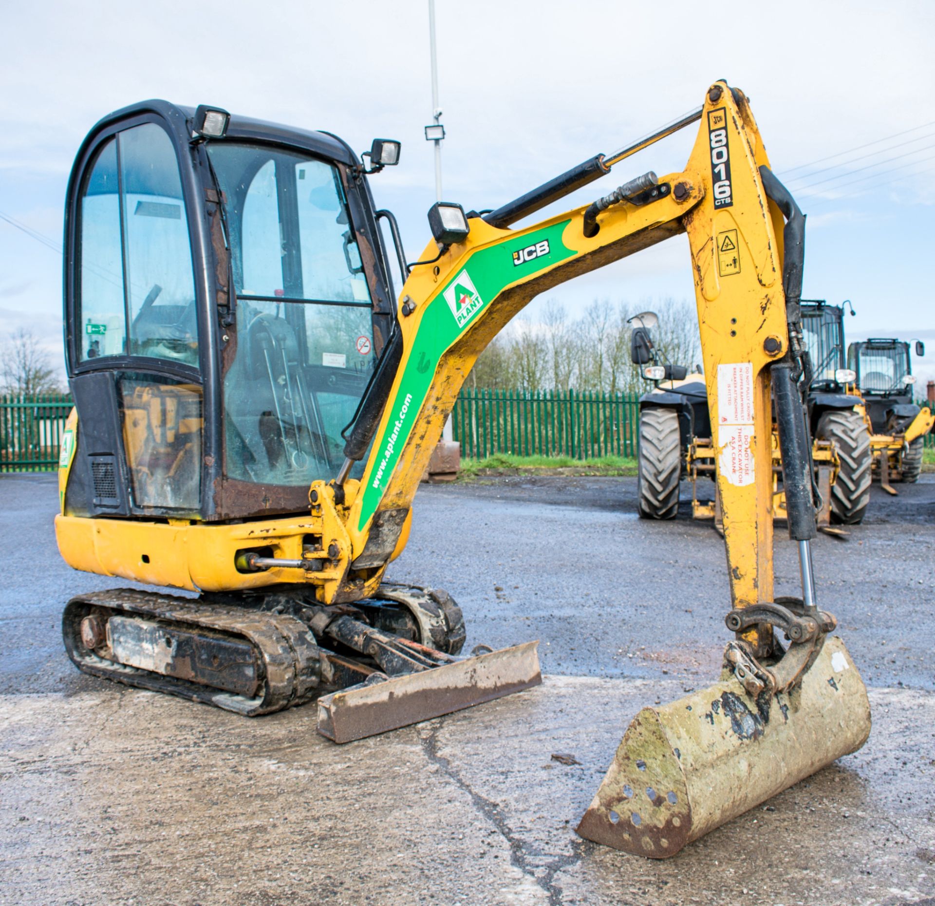 JCB 801.6 CTS 1.5 tonne rubber tracked mini excavator Year: 2013 S/N: 20171915 Recorded Hours: - Bild 2 aus 12