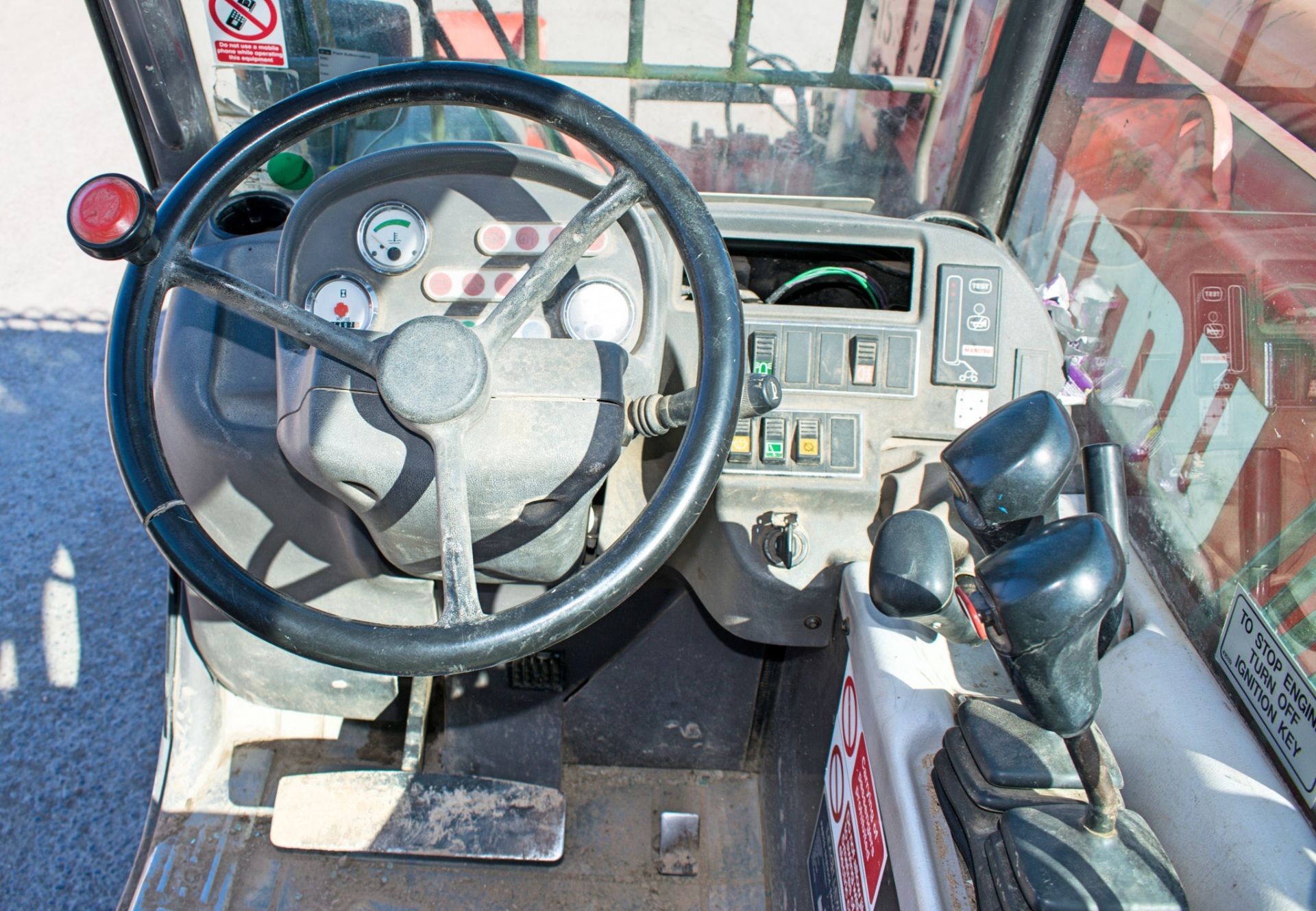 Manitou MT1030S 10 metre telescopic handler Year: 2007 S/N: 238586 Recorded Hours: 4406 c/w side - Bild 13 aus 13