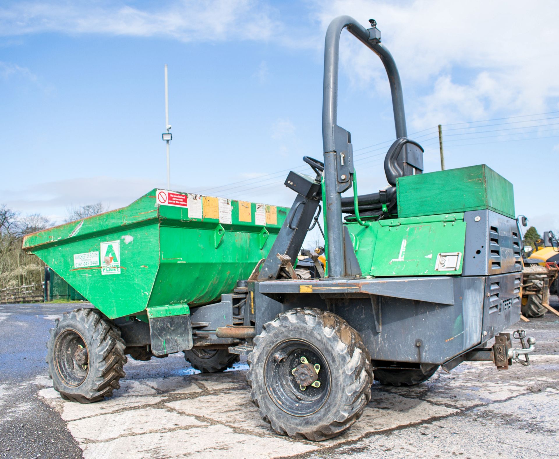 Benford Terex 2 tonne straight skip dumper Year: 2007 S/N: E703FN014 Recorded Hours: 1474 A444388 - Bild 3 aus 14