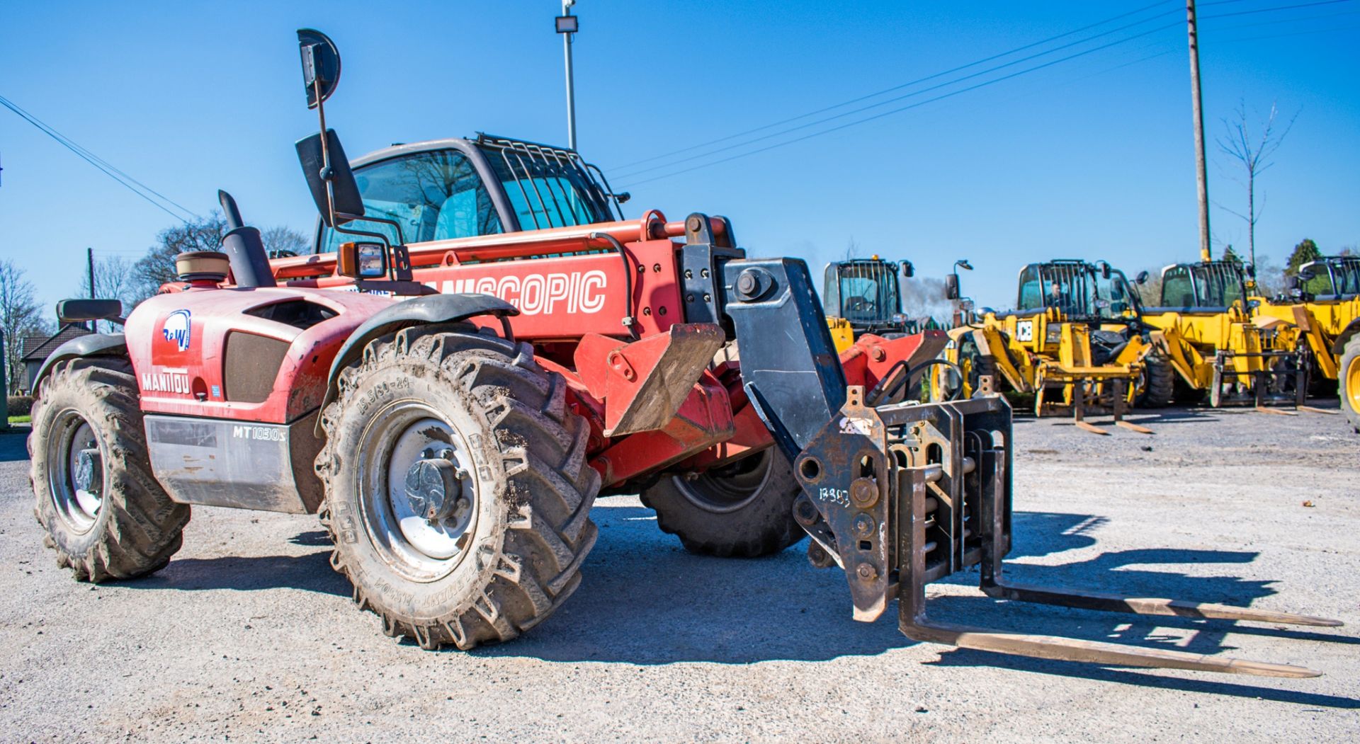 Manitou MT1030S 10 metre telescopic handler Year: 2007 S/N: 238586 Recorded Hours: 4406 c/w side - Image 2 of 13