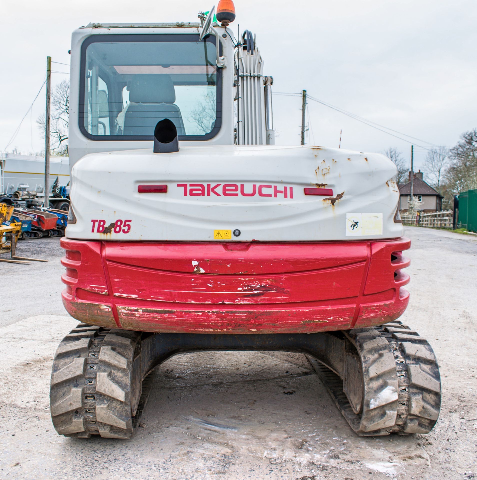 Takeuchi TB285 8.5 tonne rubber tracked excavator Year: 2012 S/N: 185000171 Recorded Hours: 6005 - Image 6 of 12
