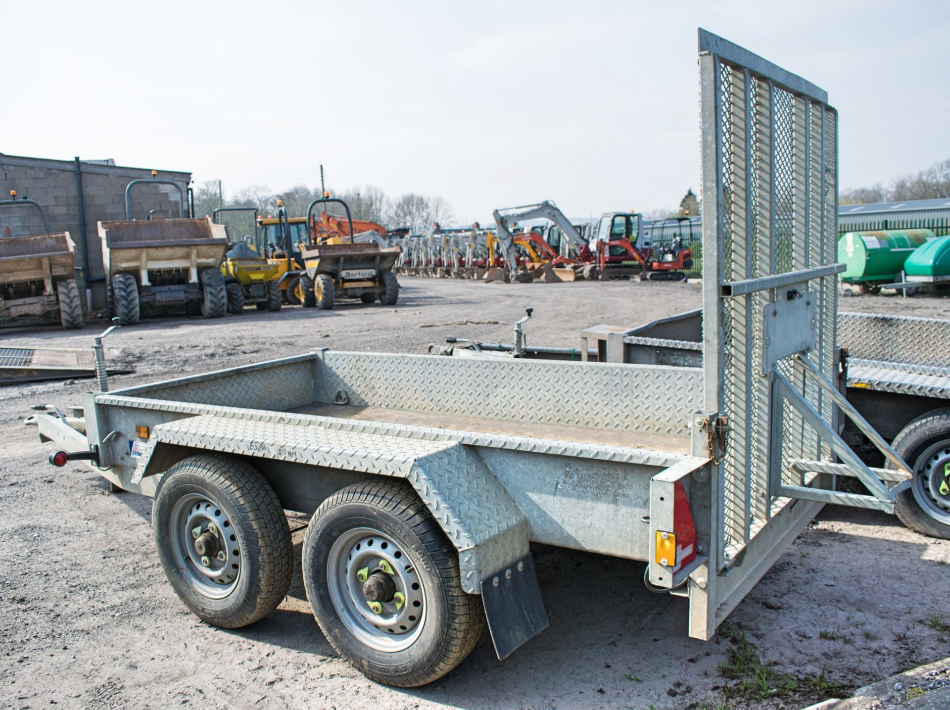 Indespension 8 ft x 4 ft tandem axle plant trailer A626484 - Bild 2 aus 2
