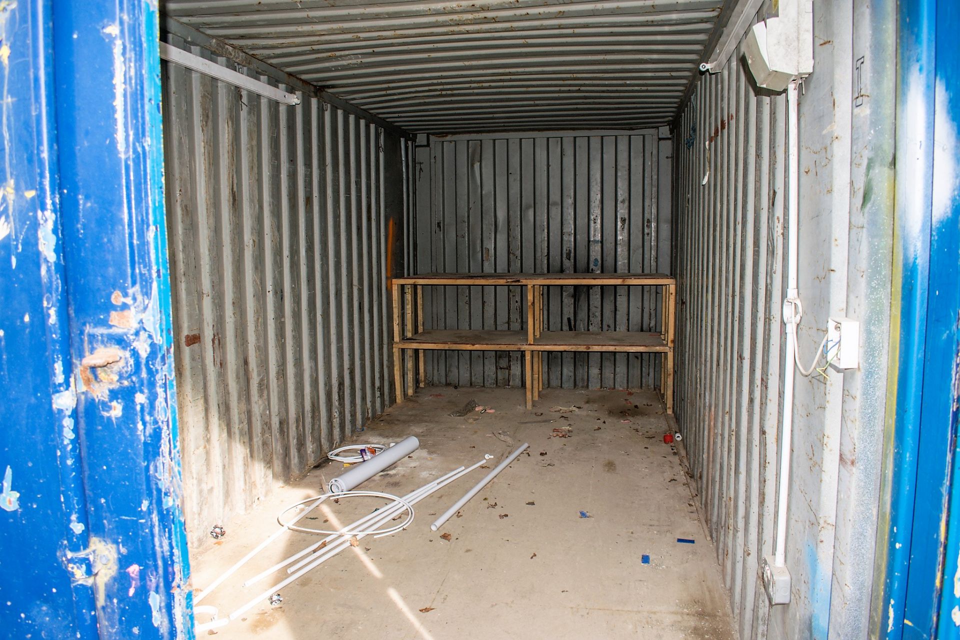 20 ft x 8 ft steel shipping container BF - Image 5 of 5