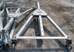 Pair of Porta Gantry aluminium lifting gantry end frames ** No cross beams **