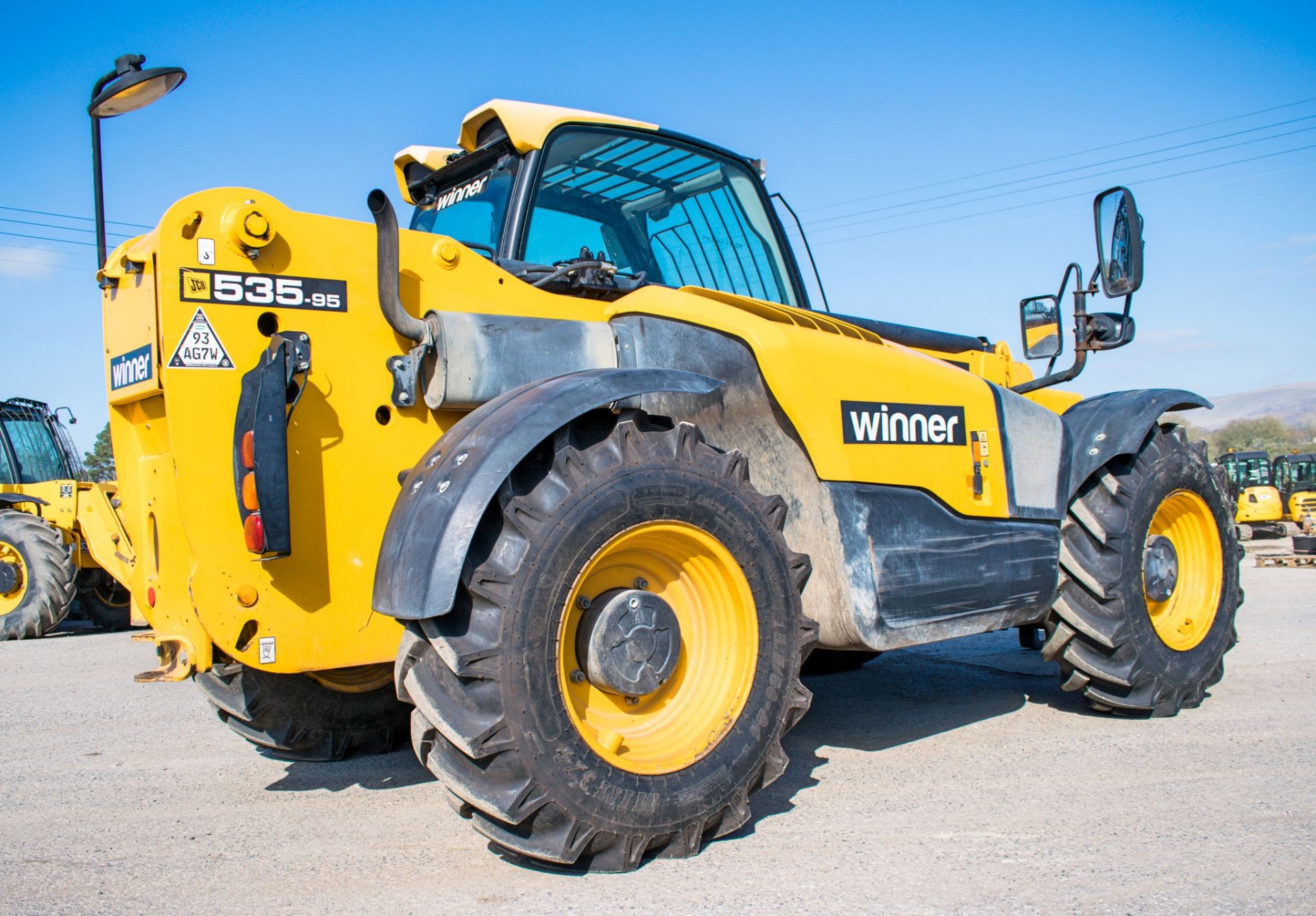 JCB 535-95 9.5 metre telescopic handler Year: 2013 S/N: 2174427 Recorded Hours: 6445 c/w turbo - Image 4 of 13