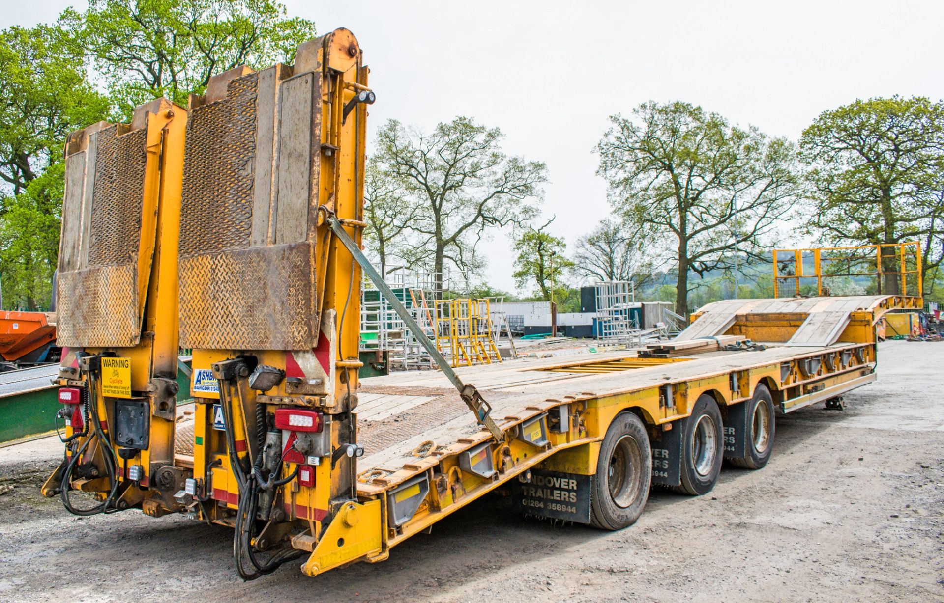 Andover 13.6 metre tri axle low loader trailer Year: 2014 S/N: E0850005 - Image 3 of 12