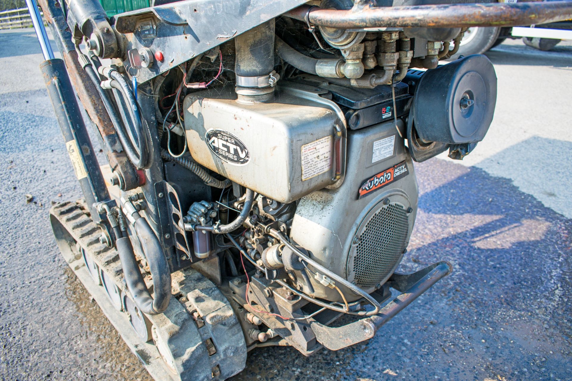 TCP HT500 diesel driven rubber tracked hi-tip pedestrian dumper Year: 203 S/N: HTB1318 Recorded - Image 7 of 7