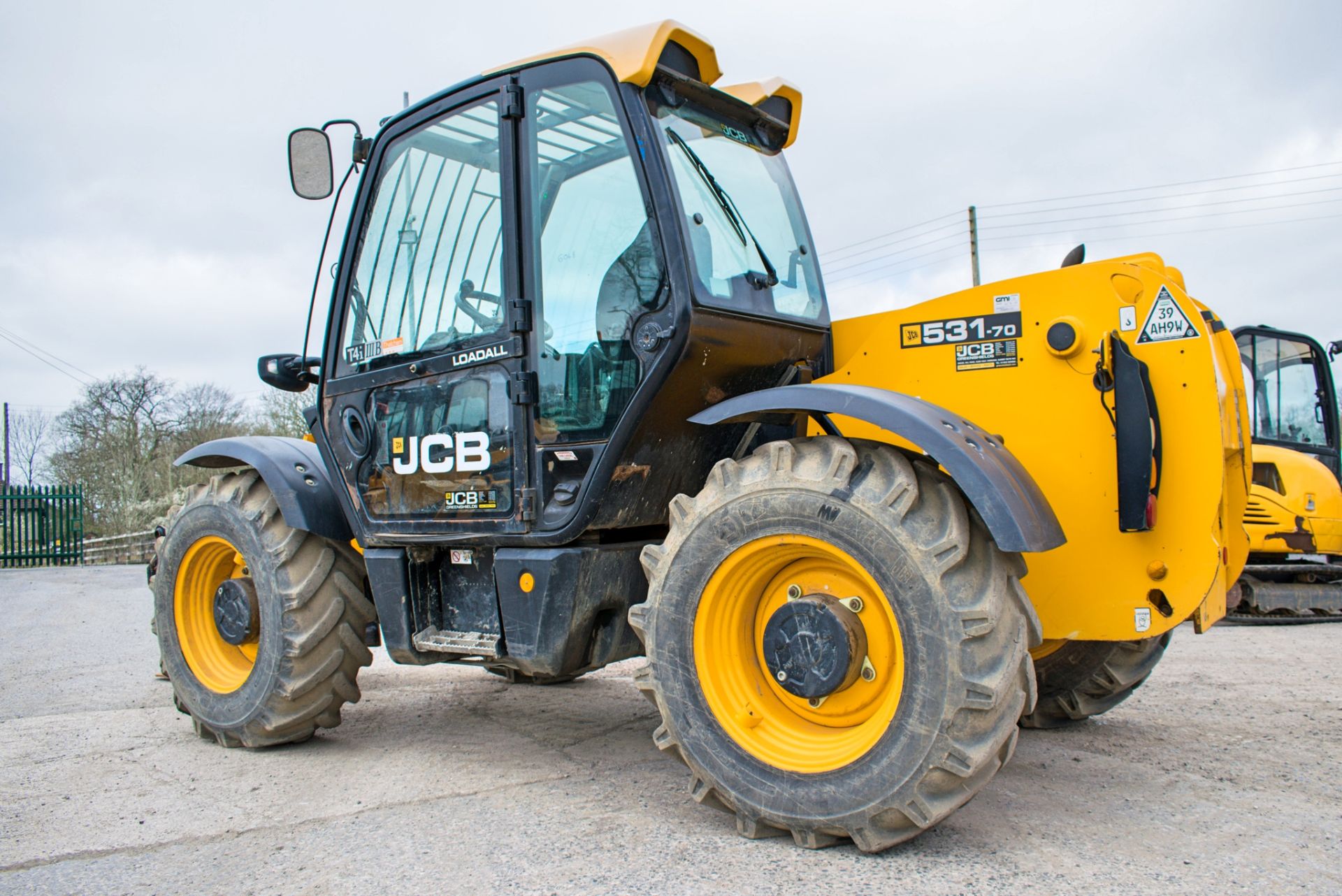 JCB 531-70 7 metre telescopic handler Year: 2013 S/N: 2178406 Recorded Hours: 1721 c/w turbo charged - Image 3 of 13