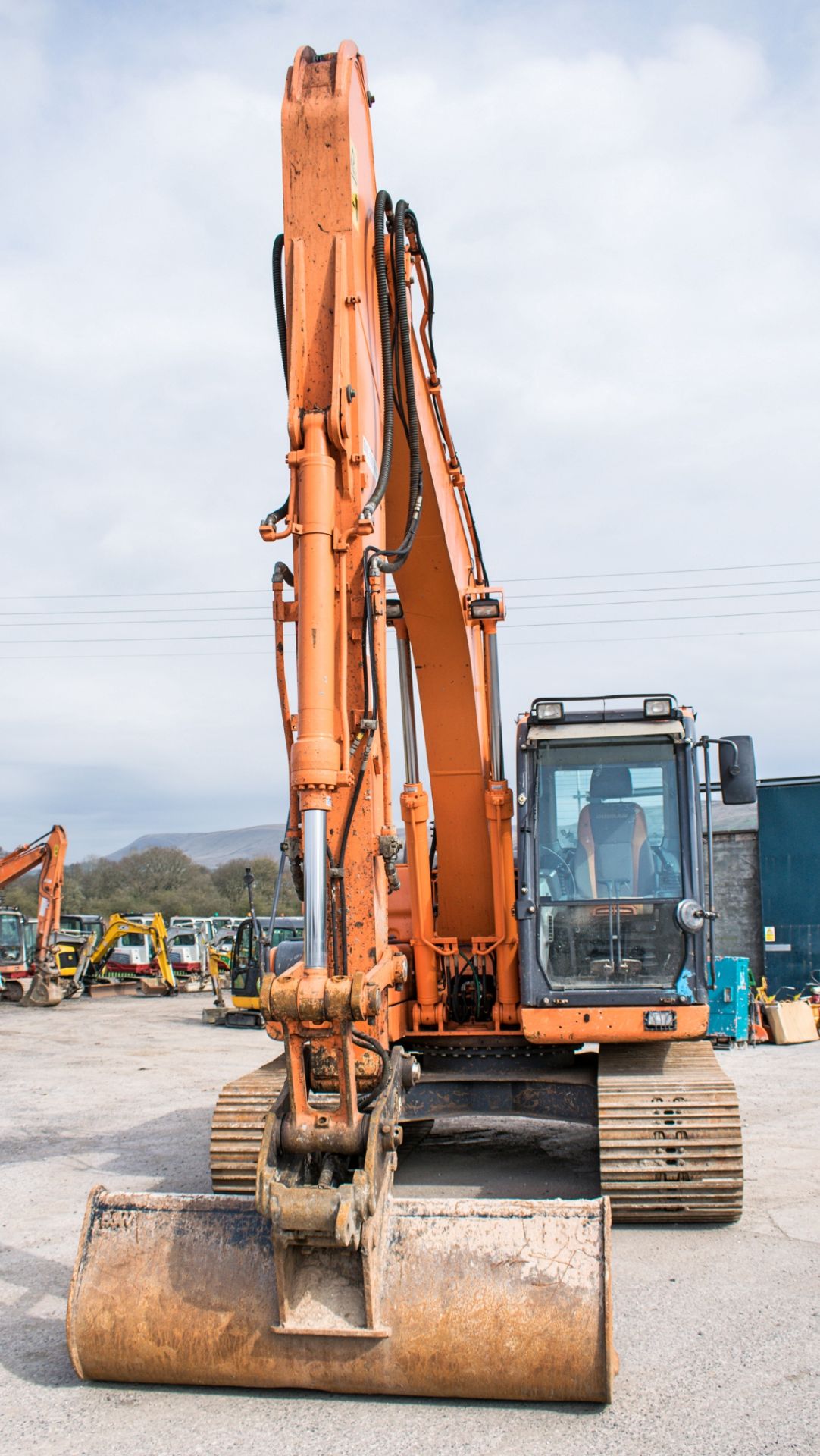 Doosan DX140LC 14 tonne steel tracked excavator Year: S/N: 50792 Recorded Hours: 89336 (Clock - Image 5 of 13