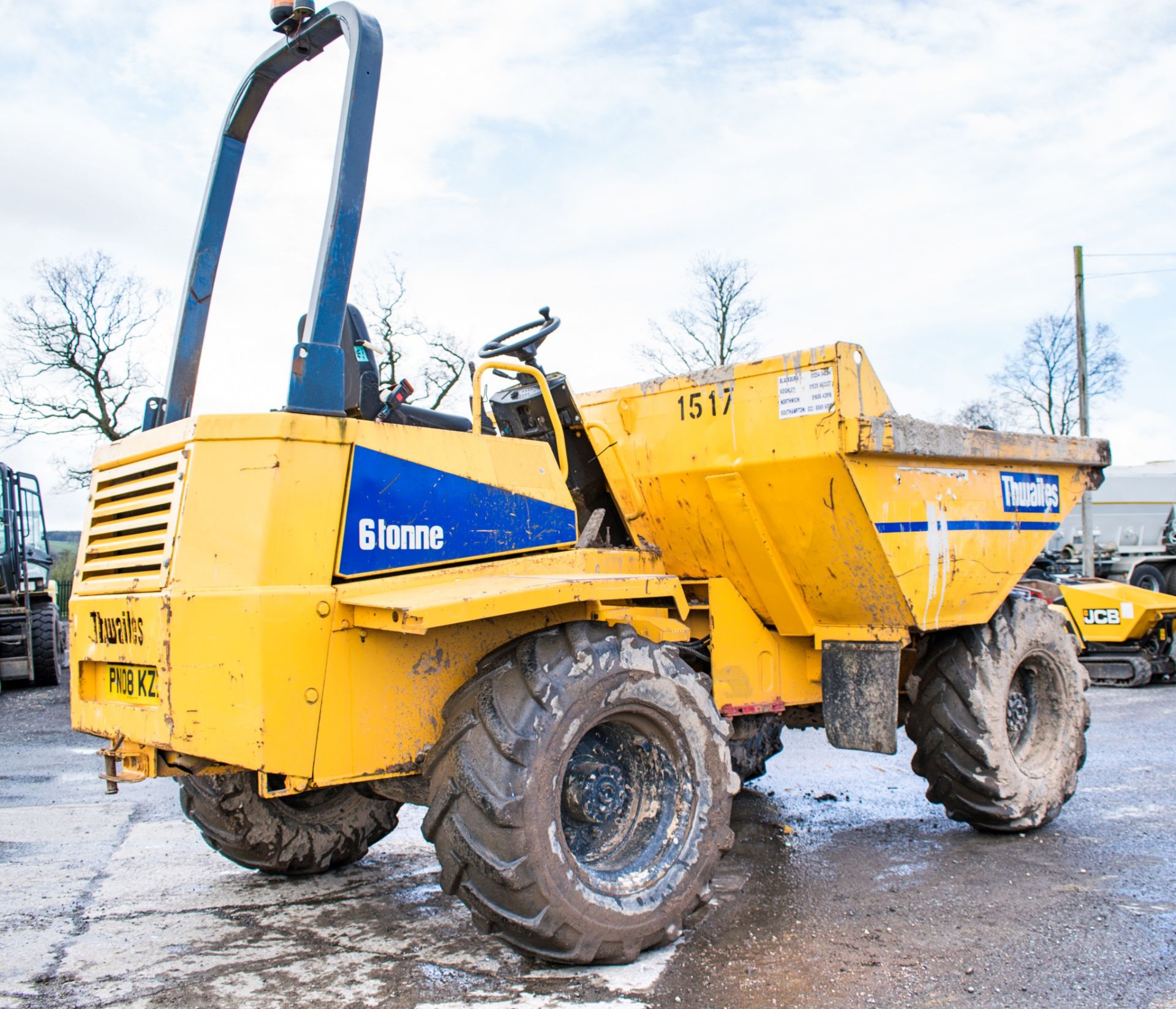 Thwaites 6 tonne straight skip dumper - Image 4 of 13