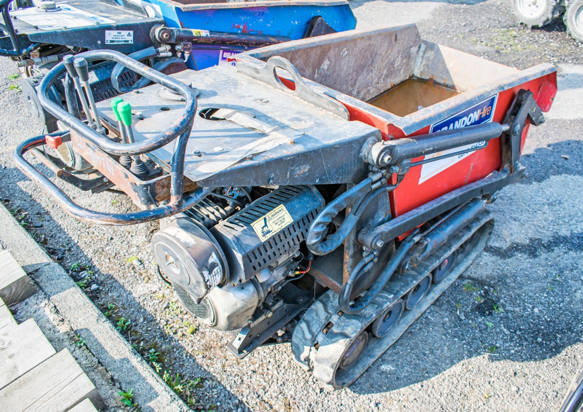 TCP HT500 diesel driven rubber tracked hi-tip pedestrian dumper Year: 2004 S/N: HTB1702 Recorded - Image 4 of 6