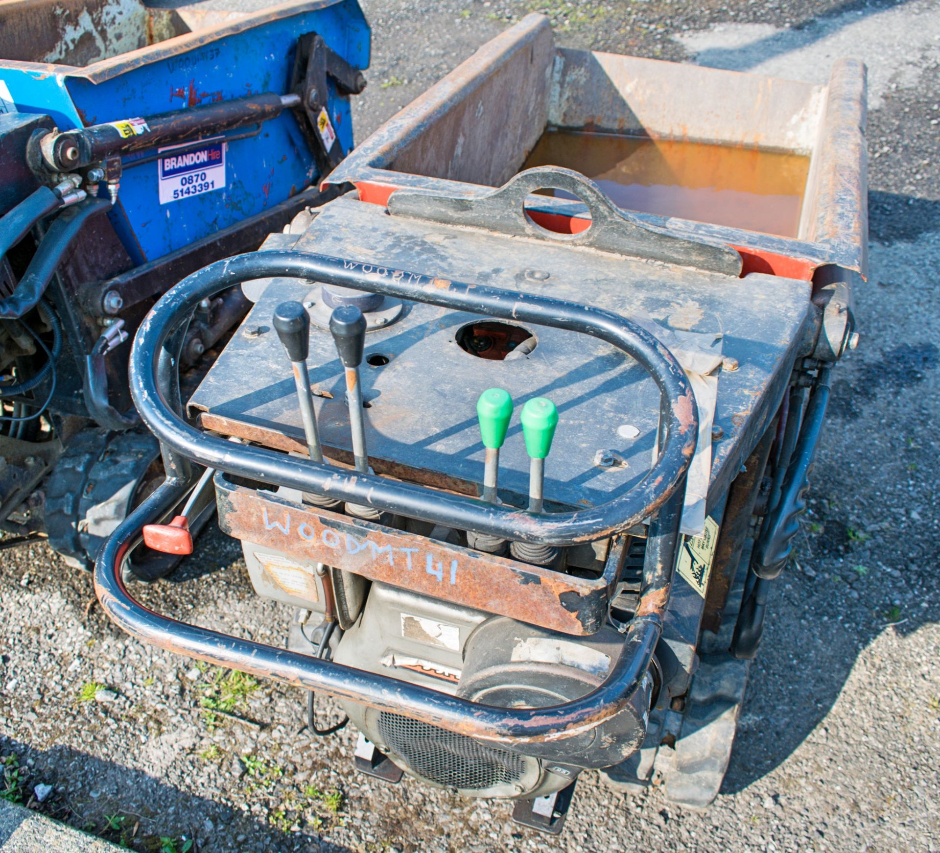 TCP HT500 diesel driven rubber tracked hi-tip pedestrian dumper Year: 2004 S/N: HTB1702 Recorded - Image 5 of 6