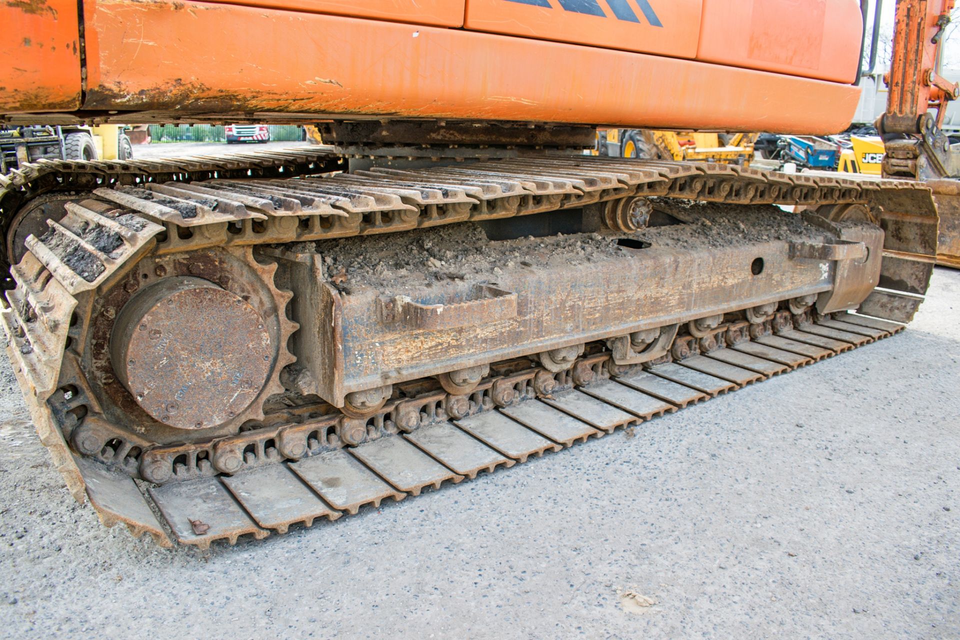 Doosan DX140LC 14 tonne steel tracked excavator Year: S/N: 50792 Recorded Hours: 89336 (Clock - Image 8 of 13