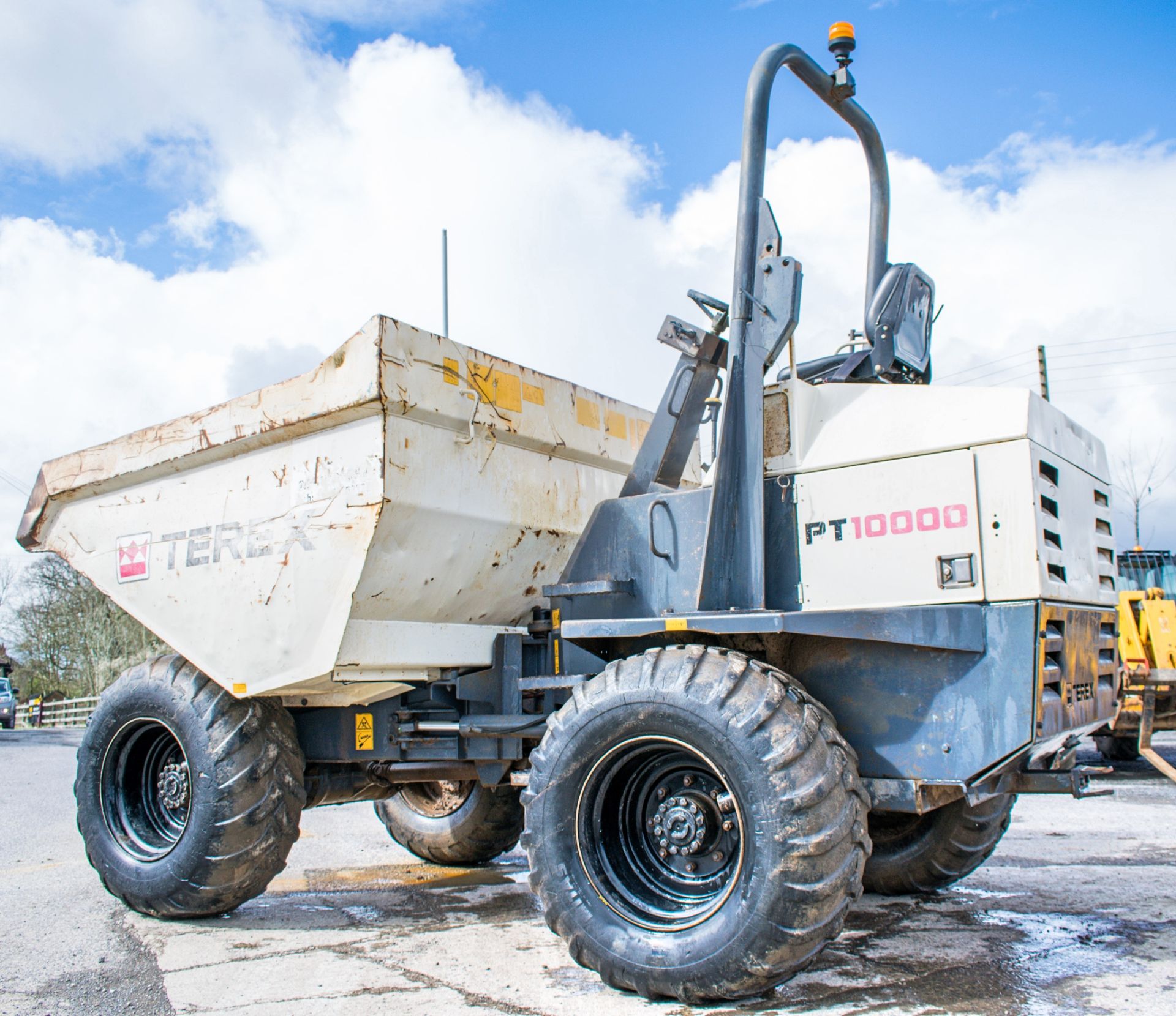 Benford Terex PT1000 10 tonne straight skip dumper Year: 2007 S/N: E702MM083 Recorded Hours: Not - Bild 3 aus 14