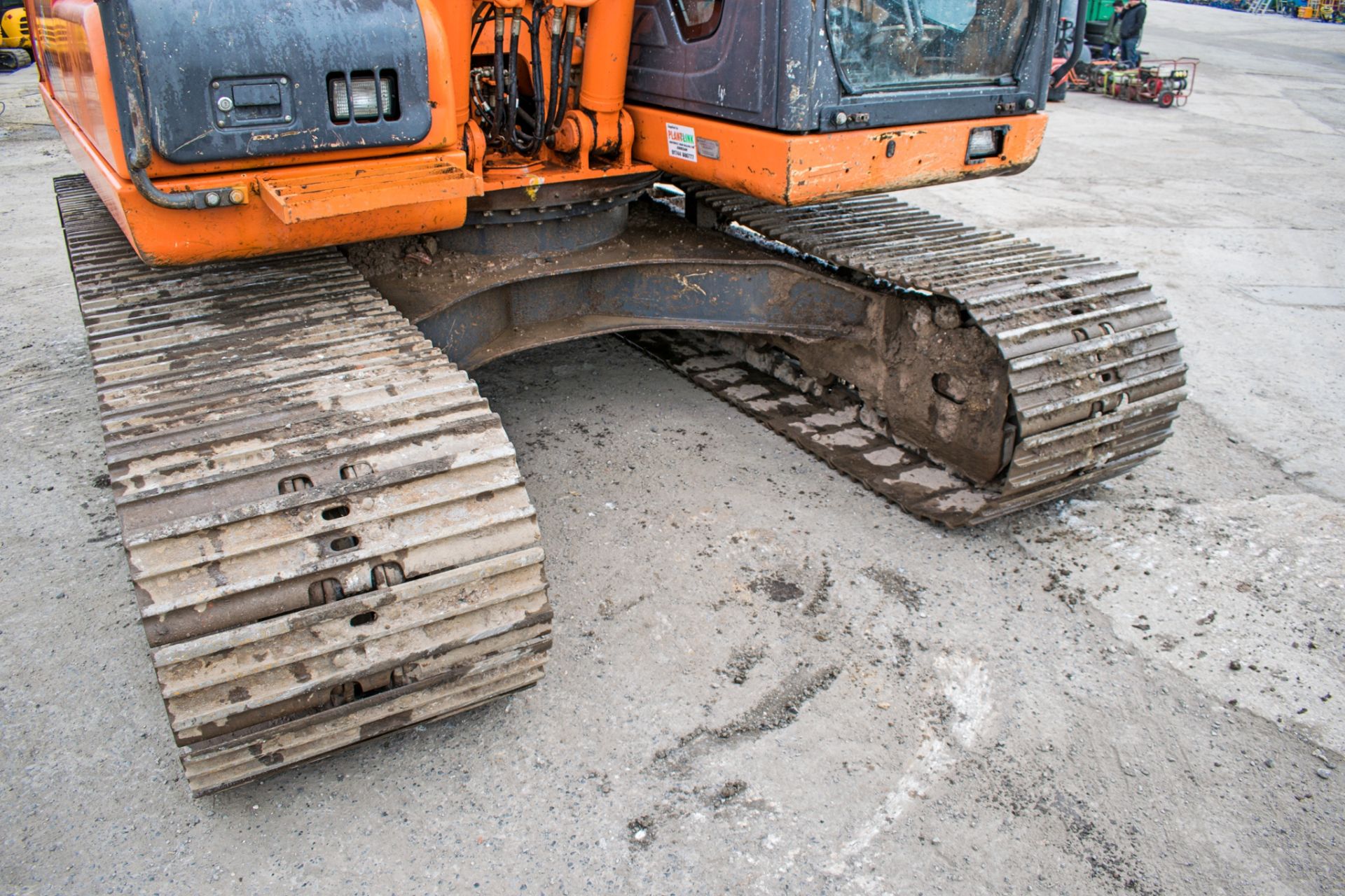 Doosan DX140LC 14 tonne steel tracked excavator Year: S/N: 50793 Recorded Hours: 7430 piped, - Image 10 of 13