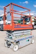 Skyjack SJIII 3219 19 ft battery electric scissor lift access platform Year: 2010 S/N: 22021173