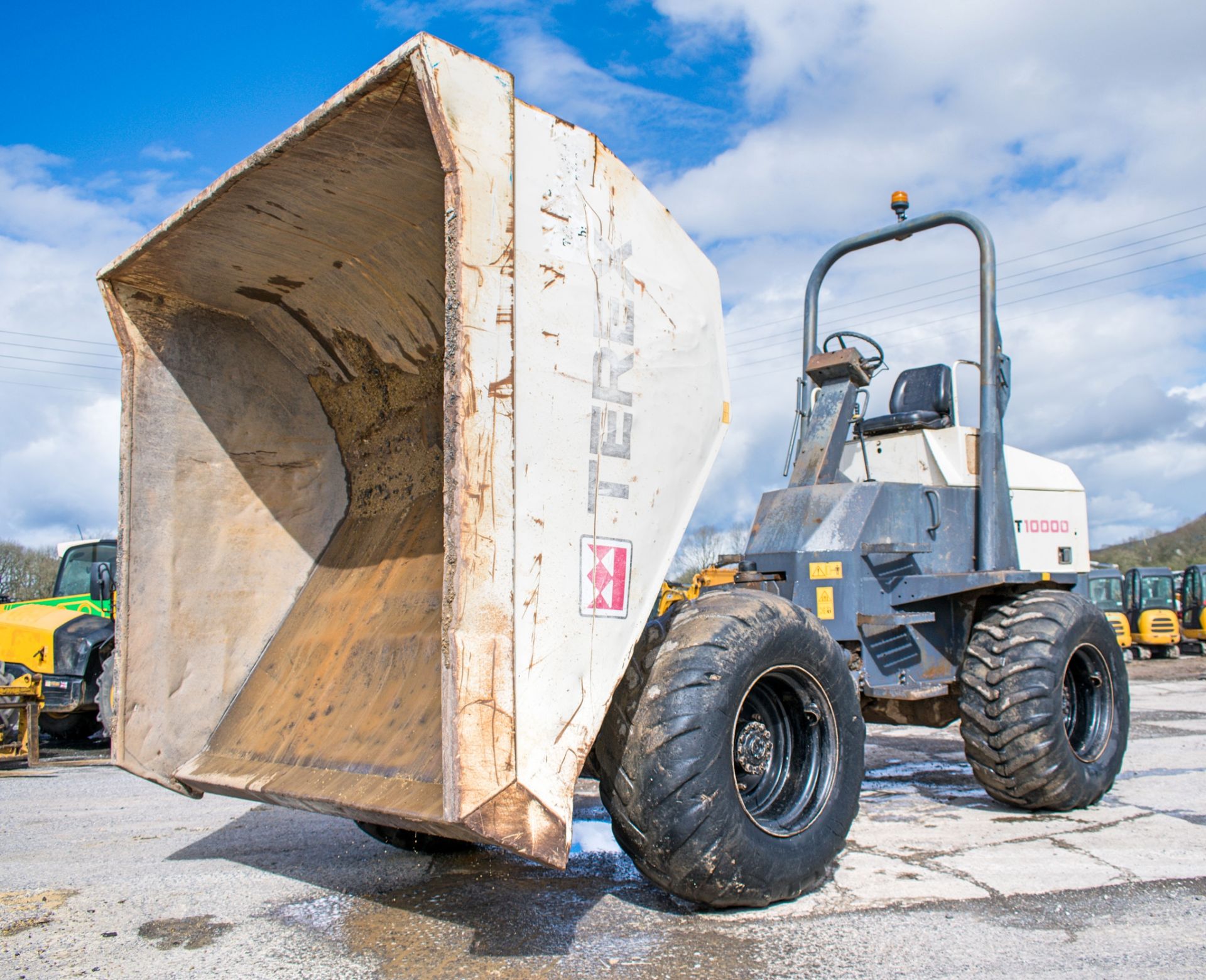 Benford Terex PT1000 10 tonne straight skip dumper Year: 2007 S/N: E702MM083 Recorded Hours: Not - Image 11 of 14