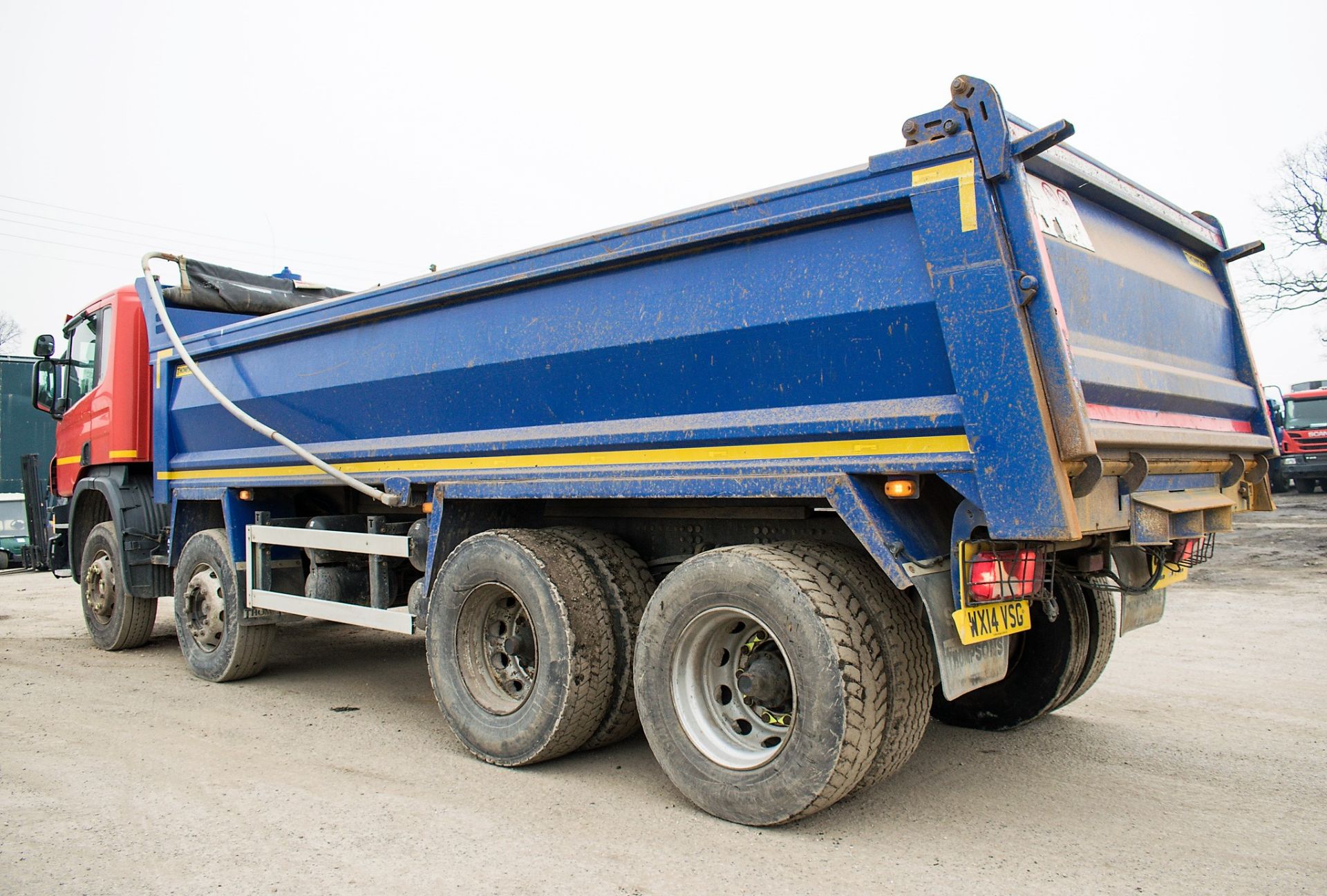 Scania P410 32 tonne 8 wheel tipper lorry Registration Number: WX14 VSG Date of Registration: 17/ - Image 3 of 8