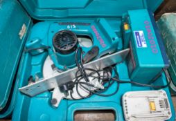 Makita 24v cordless circular saw c/w battery, charger & carry case