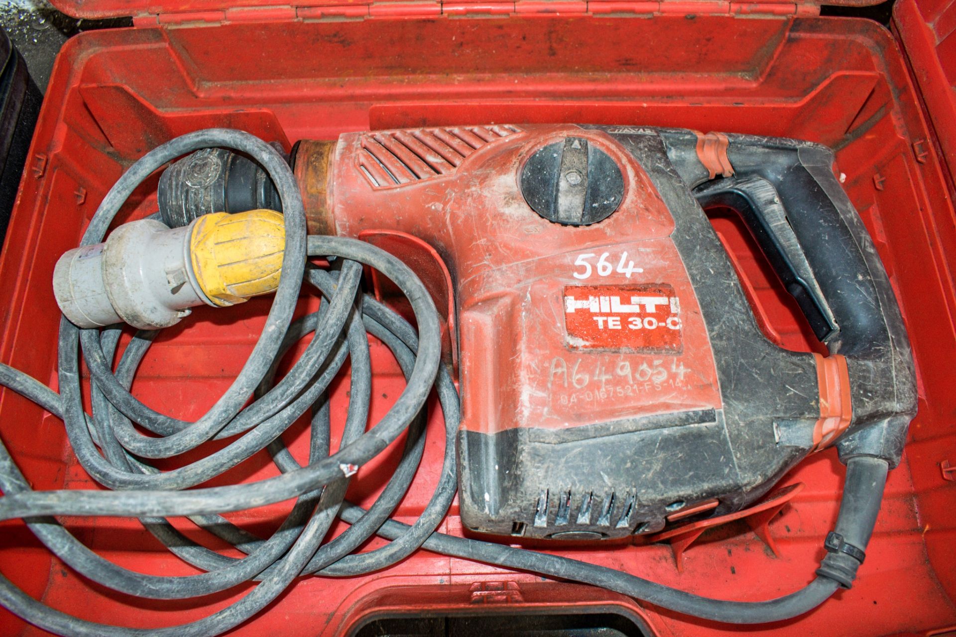 Hilti TE30-C 110v SDS rotary hammer drill c/w carry case A649054