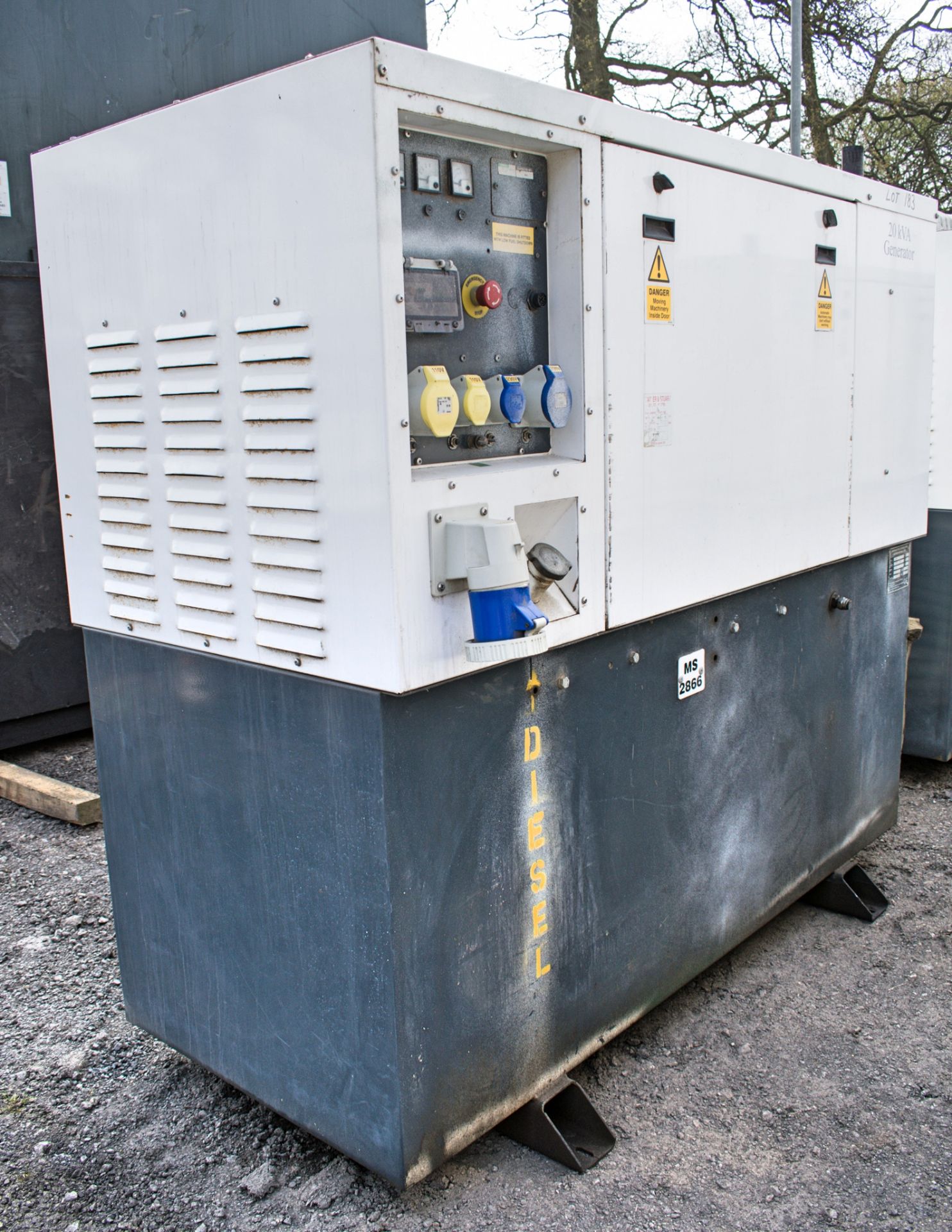 Harrington 20 kva diesel driven generator Year: 2008 S/N: 53388/4